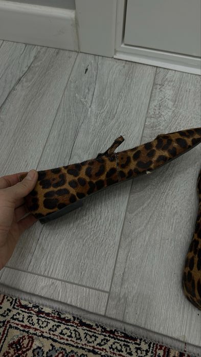 Балетки из натуральной кожи