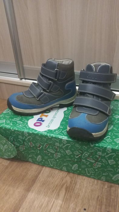 Ортопедические зимние ботинки, очень тёплые,  в хорошем состоянии