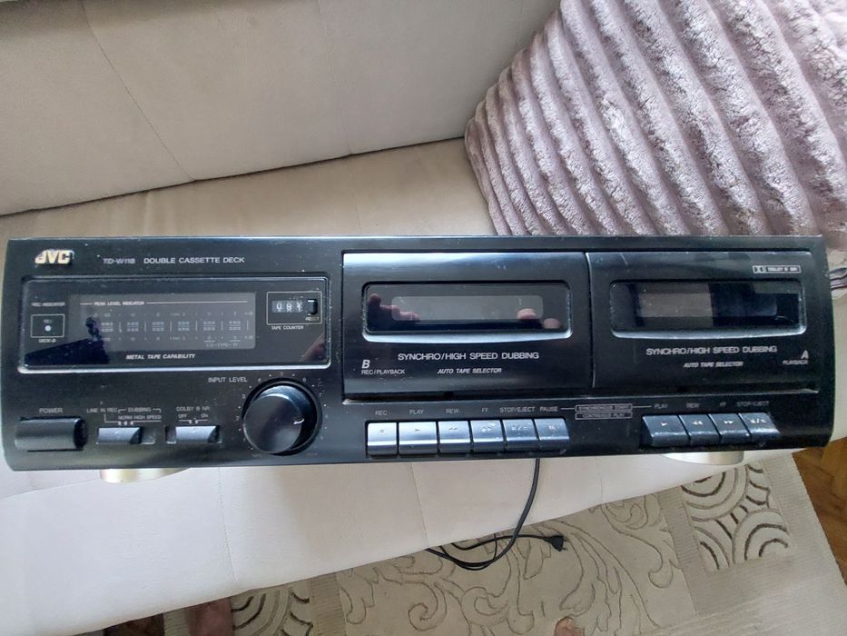 Deck Jvc Td-w118 , dublu cassette, primul proprietar