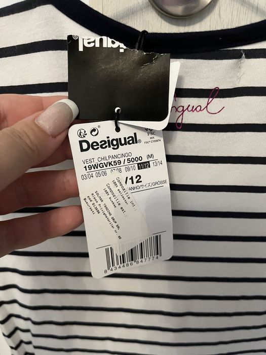 Rochie fete Desigual cu eticheta