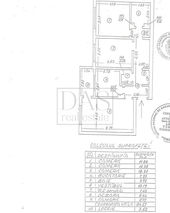 Apartament 3 camere | Aviatiei | Etaj 4 | Str. Borsa | Metrou Aurel Vl