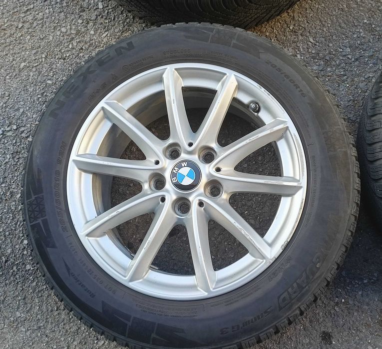 4 бр. джанти 16", 5x112 66 mm с зимни гуми 205/60/16