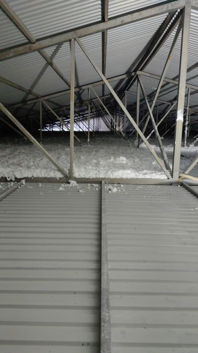 Утепление стены крыши мансард