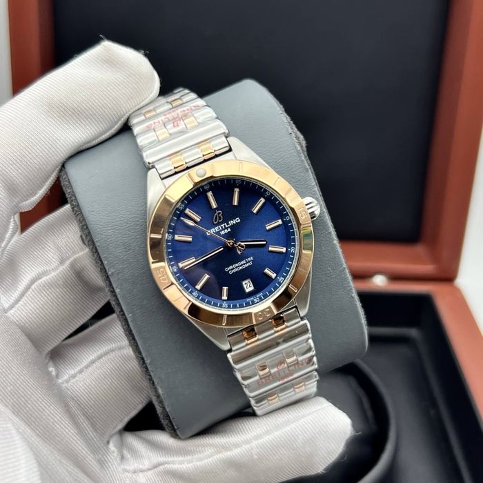 Ceas breitling chronomat blue dial 36,mm