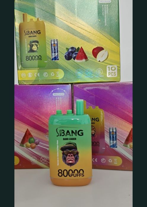 Vape 80.000 Puffs 3 Arome Reincarcabil Abur Mult