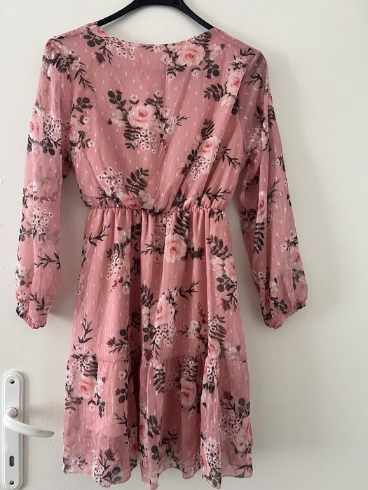 Шарена къса рокля