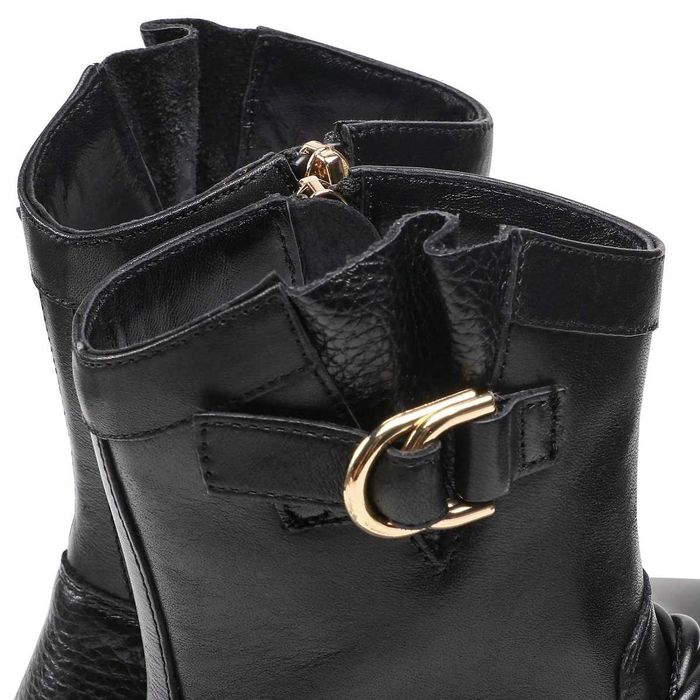 LIU JO № 37–38–39 – Дамски боти от ест кожа "BLACK & GOLD" нови кутия