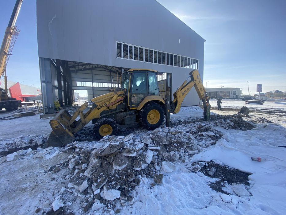 Услуги экскаватора-погрузчик, гидромолоты