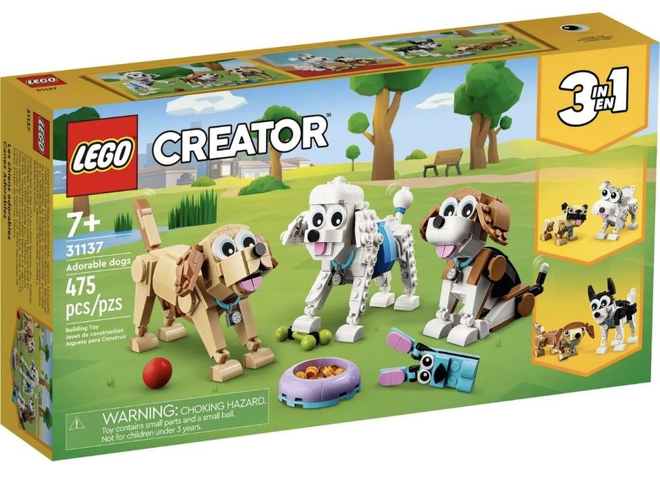 Конструктор LEGO Creator Adorable Dogs 475 дет.