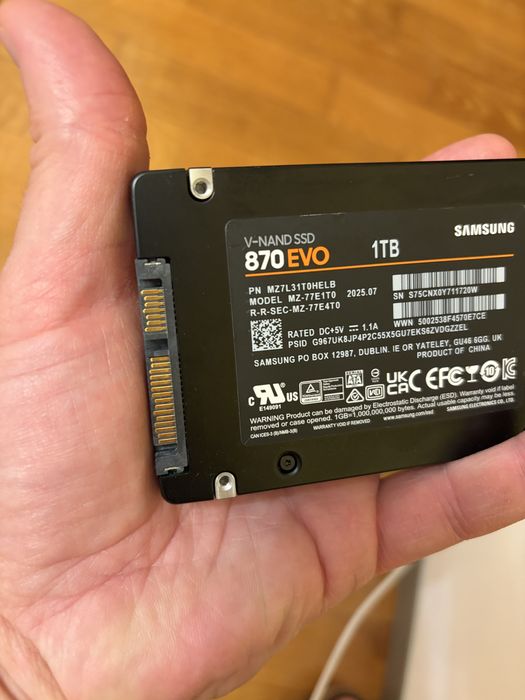 Samsung 870 EVO 1TB SATA III 2.5  Garantie Evomag