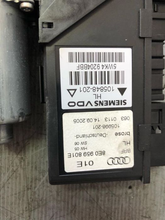 motoras macara geam stanga spate audi a4 b7
