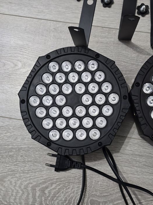 Lucfulyear LED Par Light 36 LED – Lumini Disco / Party RGB – Set 2 buc