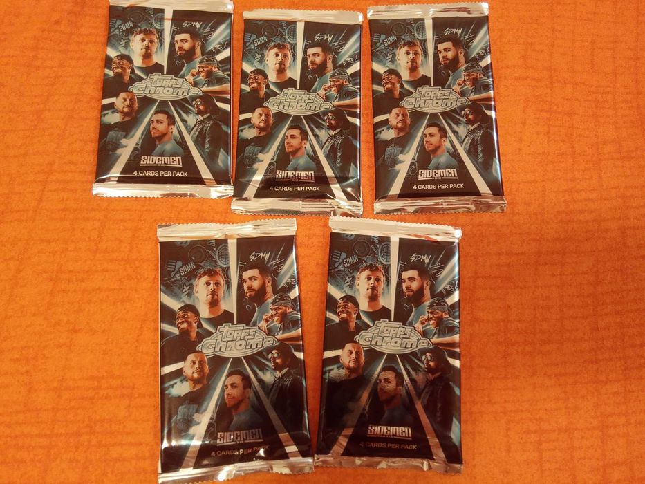 26 Pachetele cartonase Sidemen XIX topps chrome, noi, sigilate