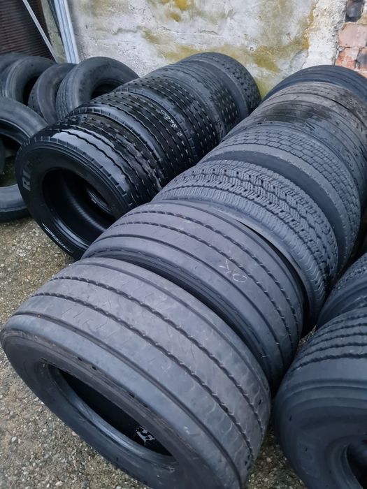 Anvelope 385 55R 22.5  de direcție și de vagon.