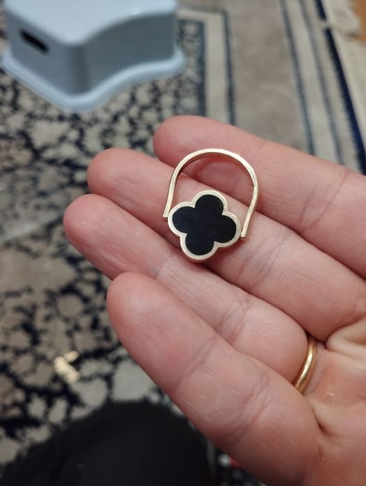 Двухстороннее колечко золото