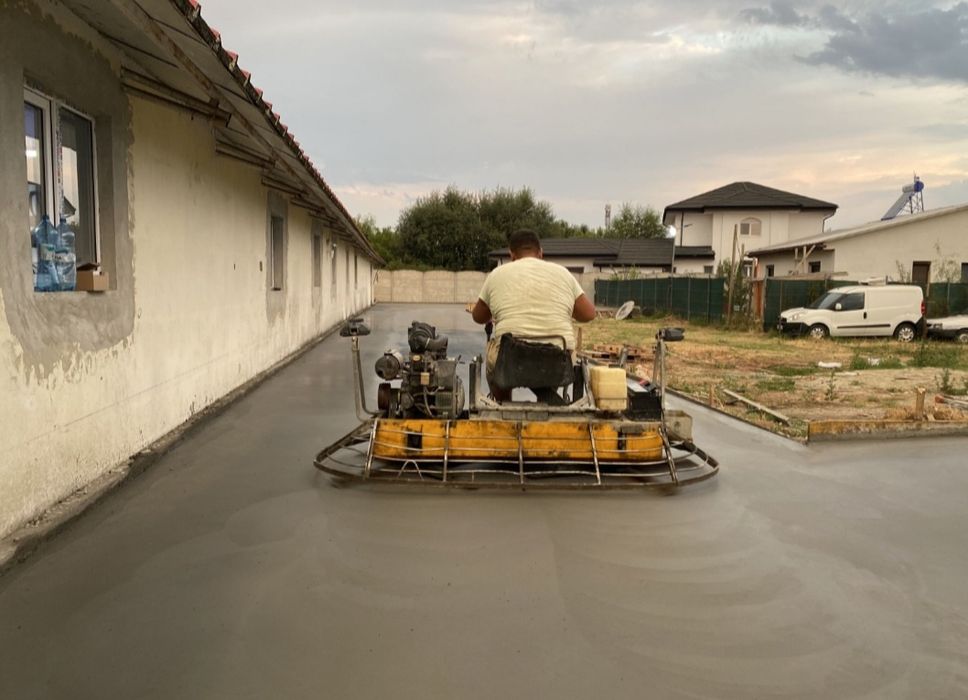 Turnari beton finisat mecanic elicopterizat