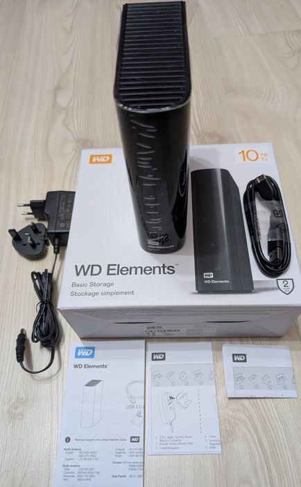 Външен диск WD Elements 10TB