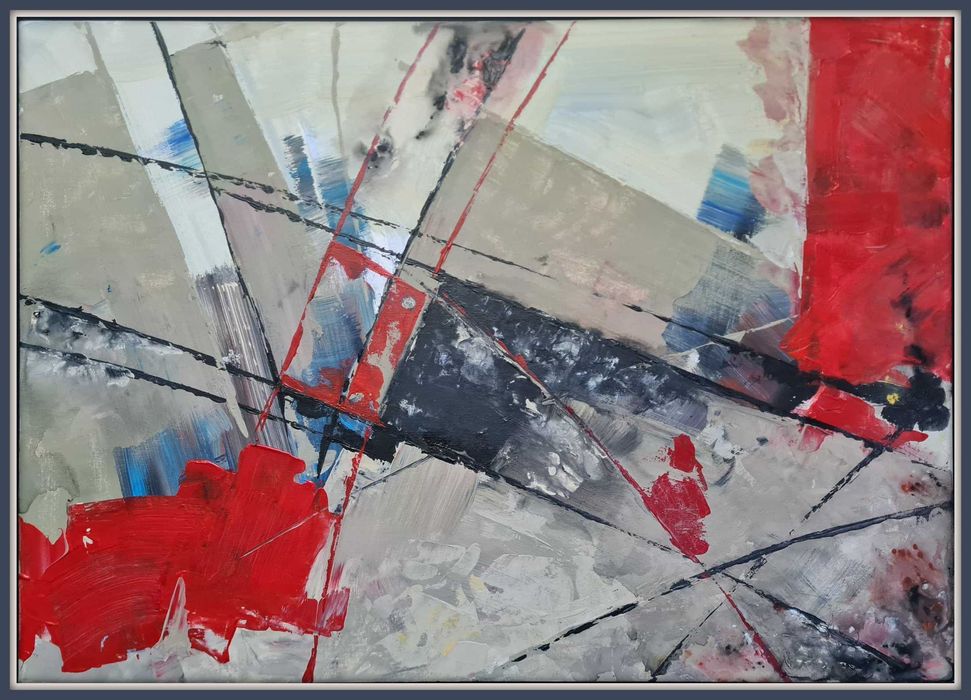 Големи абсрактни авторски картини за дома и офиса!