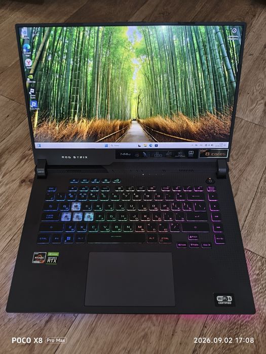 RTX 3050ti, Ryzen 7 4800H ноутбук rog strix