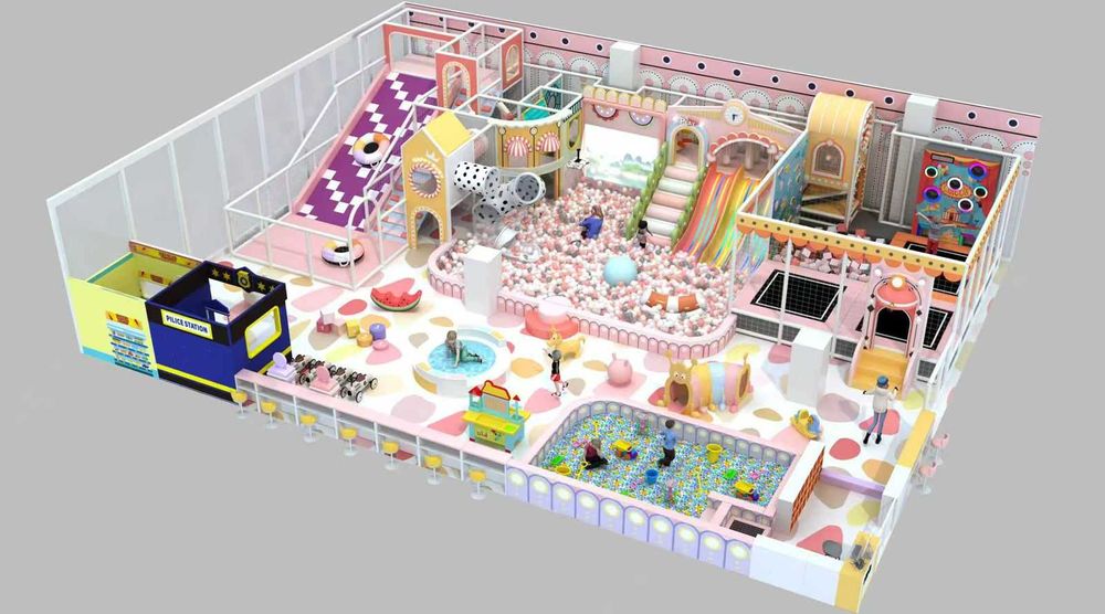 Детский лабиринт, детский игровой парк.