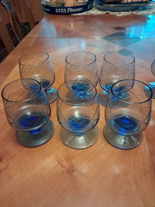 Set pahare vin și coniac