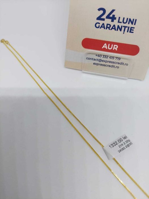 Lant aur 21k 2.32gr [Ag30 Pacurari 2/B.34085.2] Garantie 2 ani!