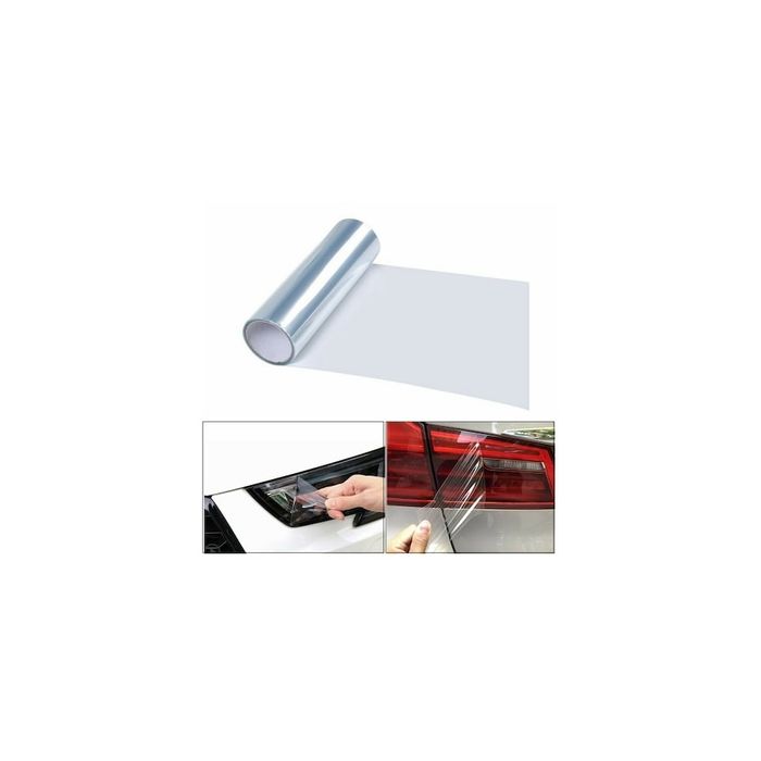 Folie transparenta protectie faruri stopuri - la rola de 0.61mx10mx