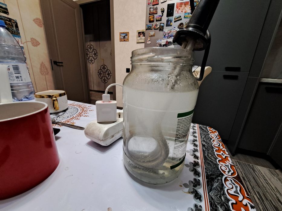 Кипитильник в рабочем состоянии