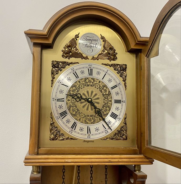 Ceas de perete cu pendul și greutăți - DUGENA Germania