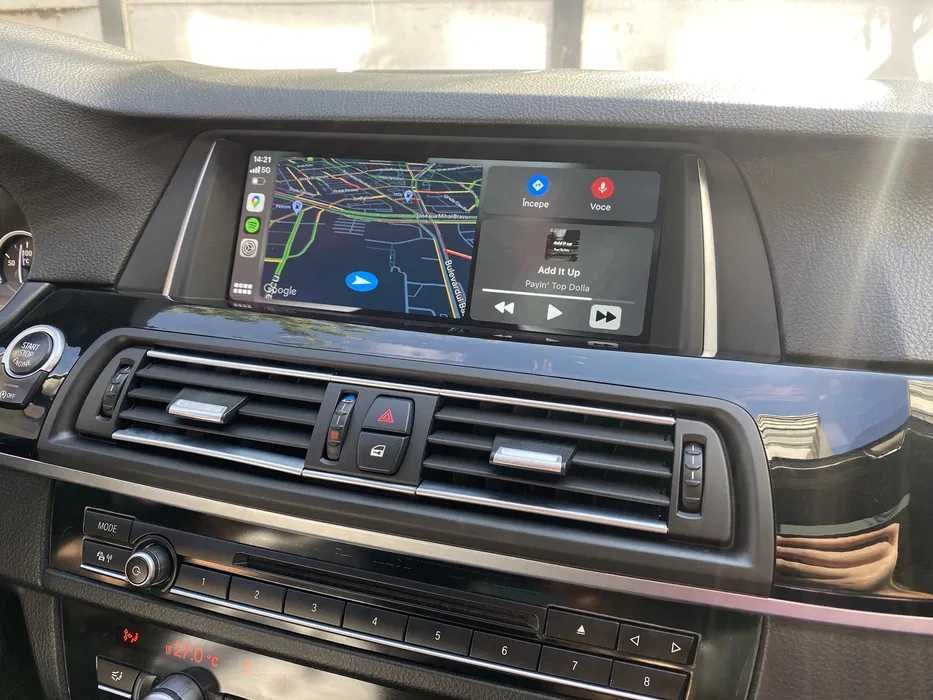 Carplay Android Auto BMW CIC E90 Seria 5 F10 E60 Seria 7 X5 X6 X1 X3