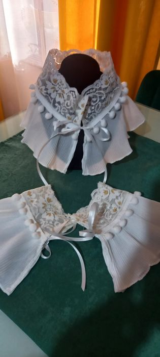 Set mansete si guler elegant!