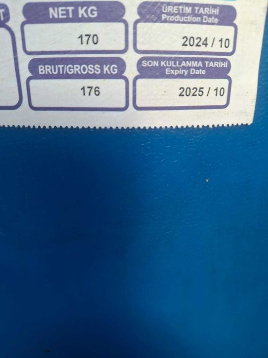 Бидони, Сини бидони с дебела пластмаса