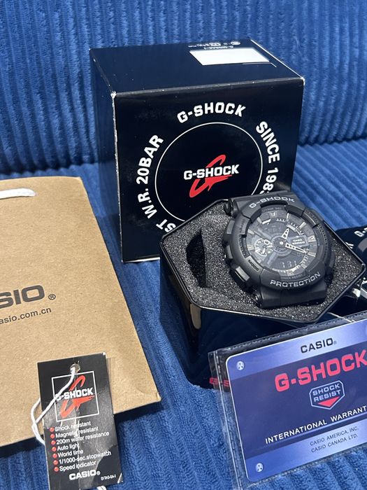 Casio G-Shock GA-110 Waterproof Shock Resistant Nou Fara defecte