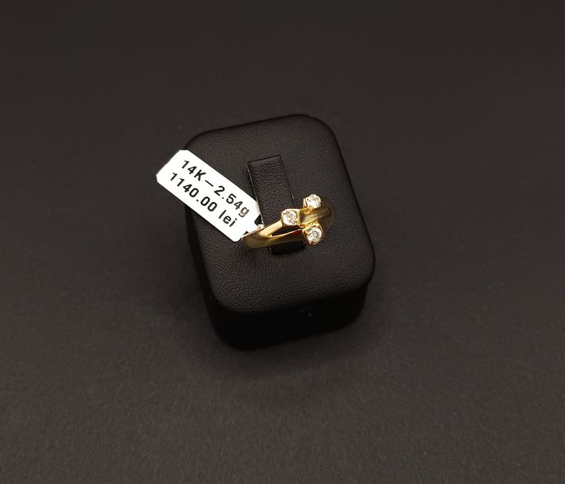 Inel Aur 14 K.  2,54 gr