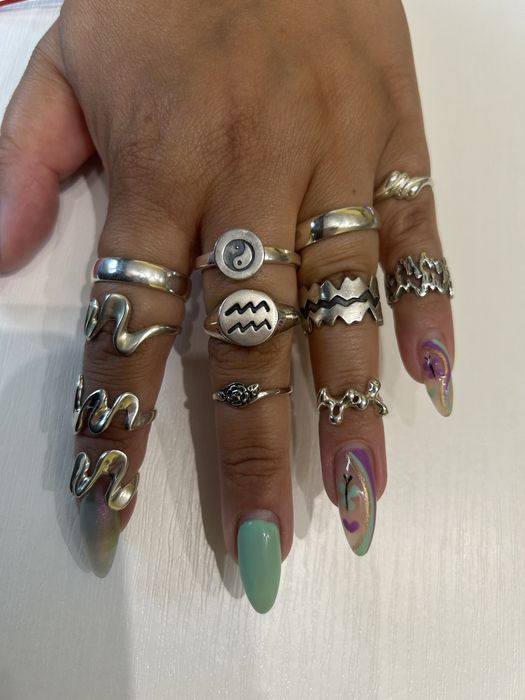 Дамски сребърен пръстен