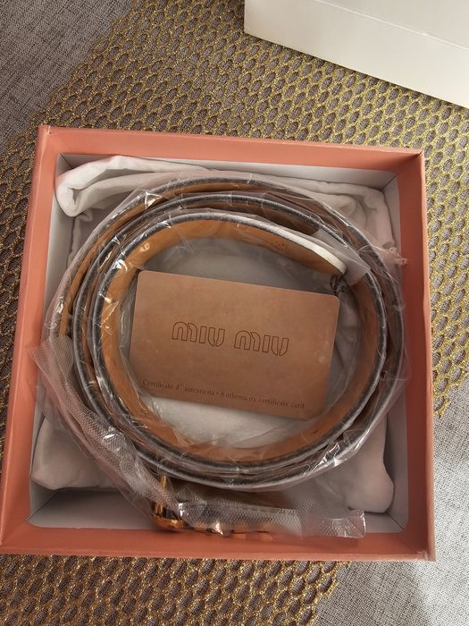 Curea MiuMiu nou cu eticheta