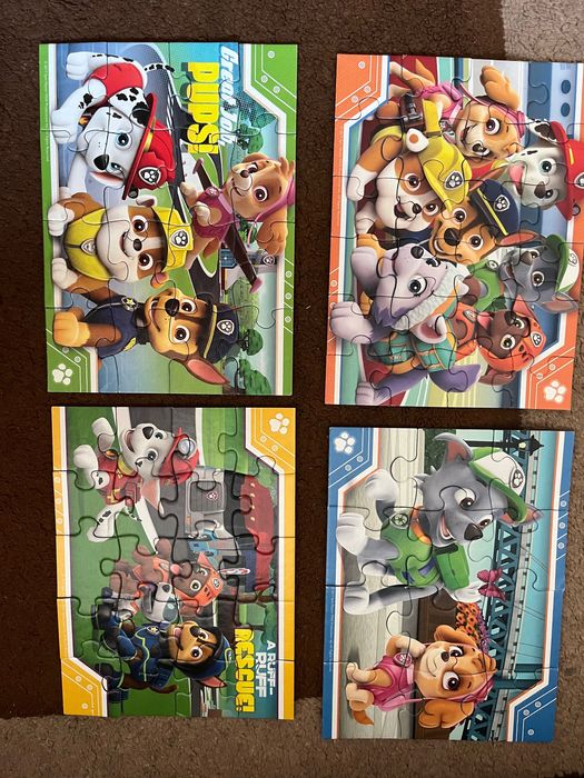 Детски пъзели- Аладин, ПЕС патрул, динозаври