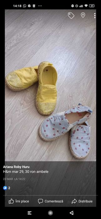 Lot încălțăminte mar 29