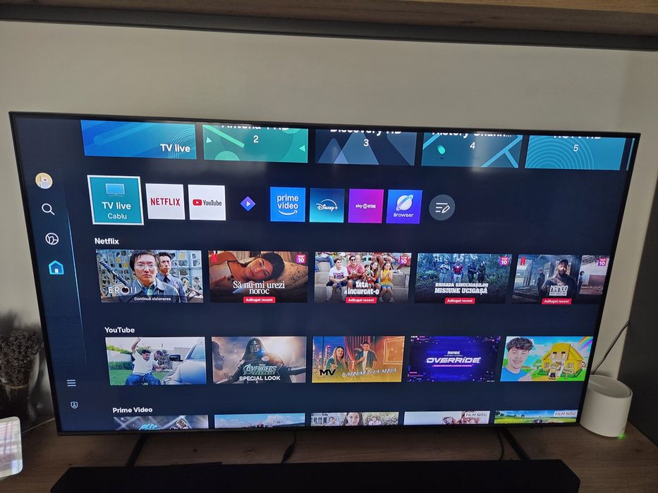 Televizor Samsung QLED 55Q60B, 138 cm, Smart, 4K Ultra HD