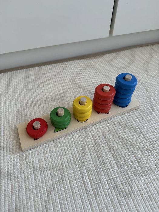 Дървена низанка - Научи се да броиш