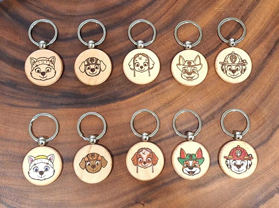 Детски Дървени Ключодържатели PAW Patrol
