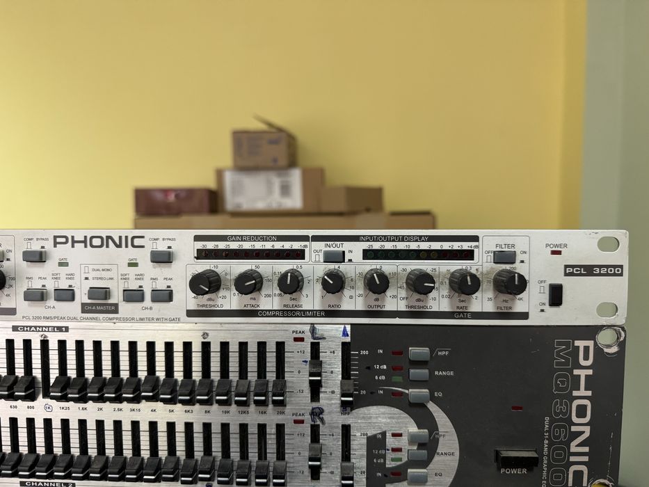 Behringer phonic procesor feedback eq