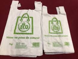 Punga alimentara biodegradabila  NATUR 28X50 -500 BUCATI
