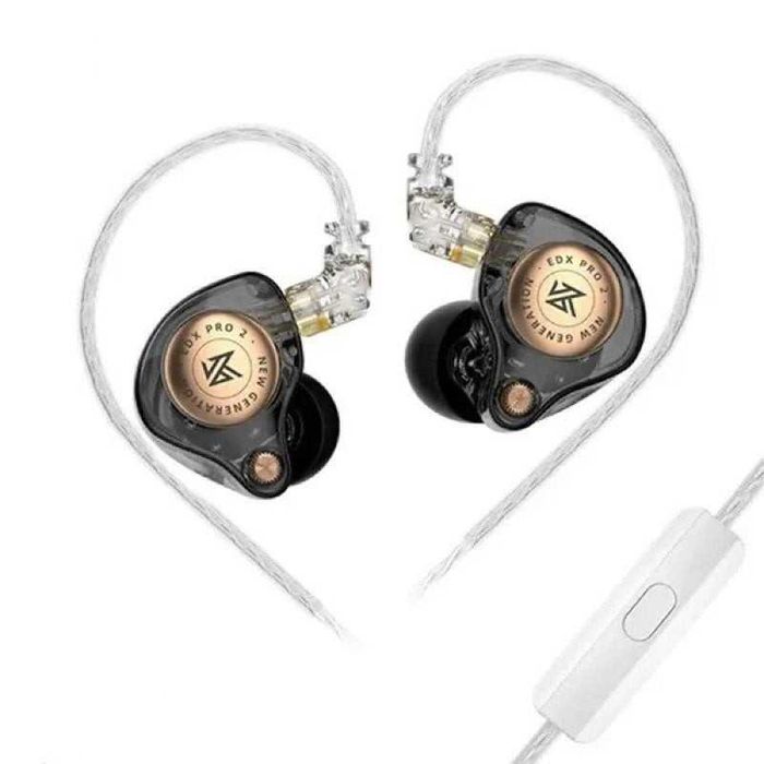 Căști KZ Acoustics EDX Pro Clear - 2 bucăți