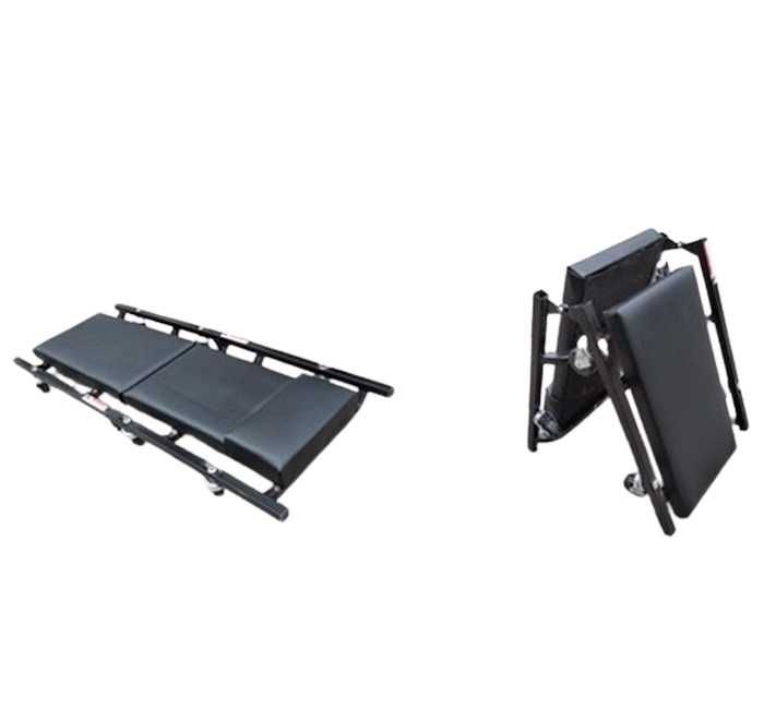 360 Градуса Сгъваема Сервизна Лежанка, 6 колелца, До 150 кг.