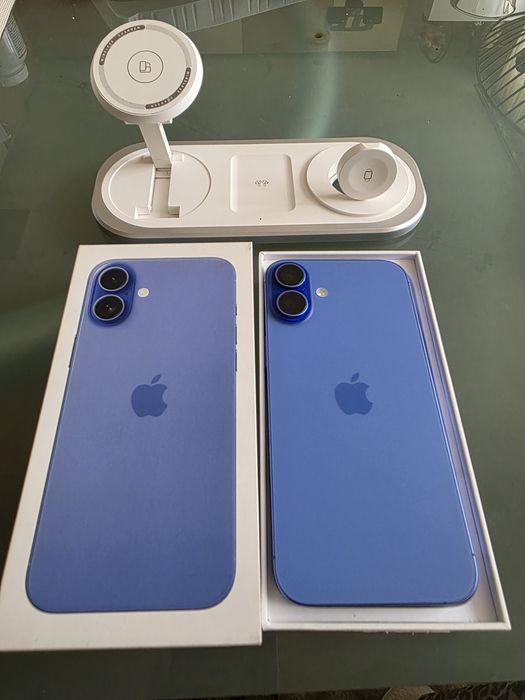 iPhone 16 Plus 128GB Ultramarine – КАТО НОВ / Пълна Гаранция 18 месеца