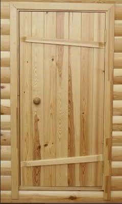 Деревянные клиновые двери