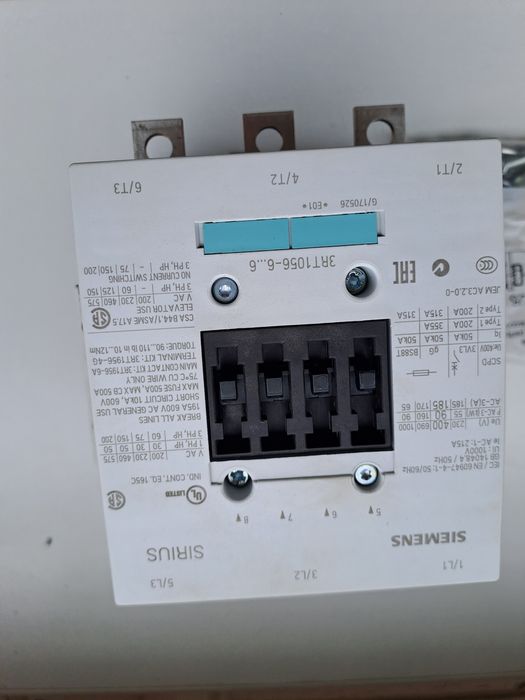 Контактор SIEMENS 3RT 1056-6AP36