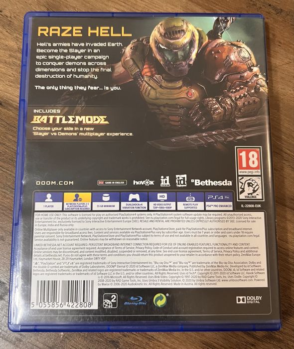 Joc Doom Eternal PS4