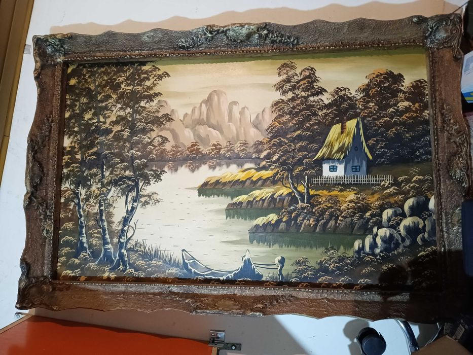 Tablou peisaj vara - munte, deosebit